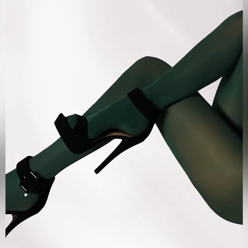 Green Tights - Picture 1 of 6